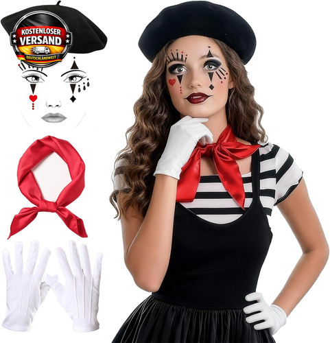 Pantomime kostüm set - set, damen