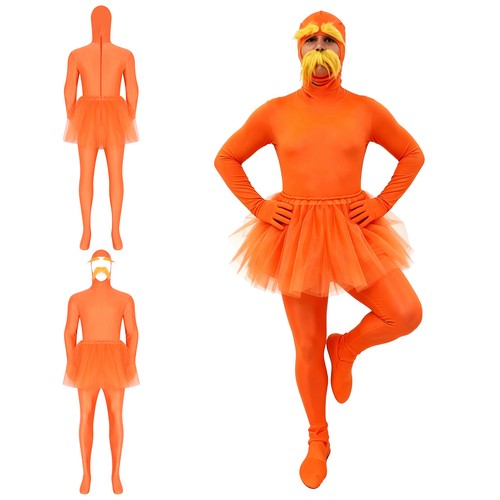 Herren damen orangener - herren, anzug