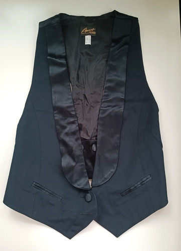 Damen weste schwarz gefüttert - schwarz,